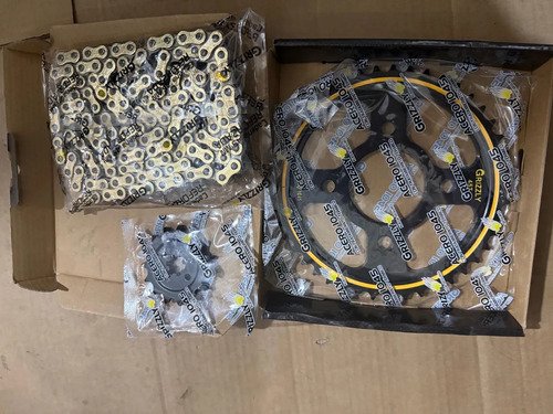 Kit Arrastre Pulsar 160 Ns Fi Reforzado Acero 1045