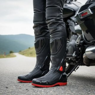 Botas Impermeables Moto Racing Venus Caucho Lluvia