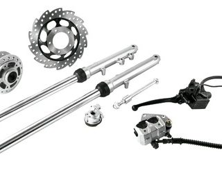 Tren Delantero Completo Freno Disco Ax100/115/4 Akt100/125