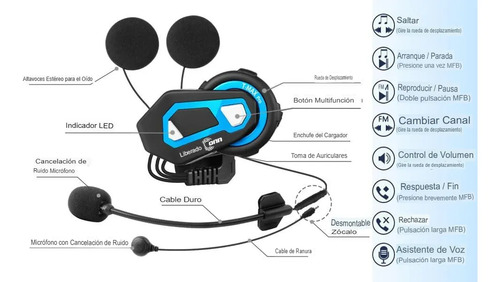 D_935938-MCO106971537828_022026-O.jpg Intercomunicador Freedconn T Max Pro Intercom Moto Casco