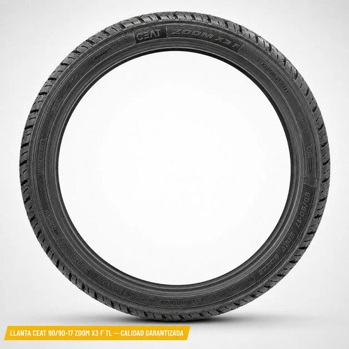 Llanta Ceat Zoom X3 90 90 17 Tubeless Alto Agarre