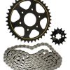 Kit Arrastre Suzuki Dr150 Cadena Reforzada Gris