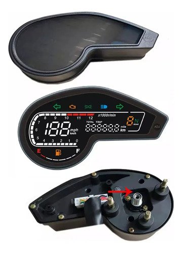 Tacometro Velocimetro Digital Honda Xr150 Con Medidor Xr190