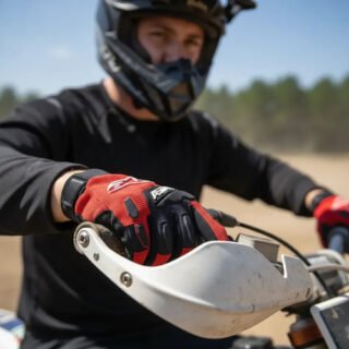 Guantes Moto Alpinestar Bore Full Motocroos Bici Tactil Semi
