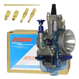 Carburador Cortina Plana Universal Para Adaptar 28 Mm Azul