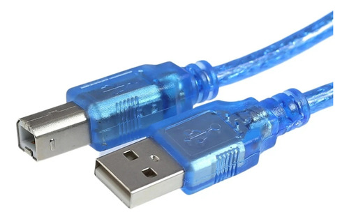 Cable Impresora 1.5 Mts Grueso Escaner Multifuncional Azul