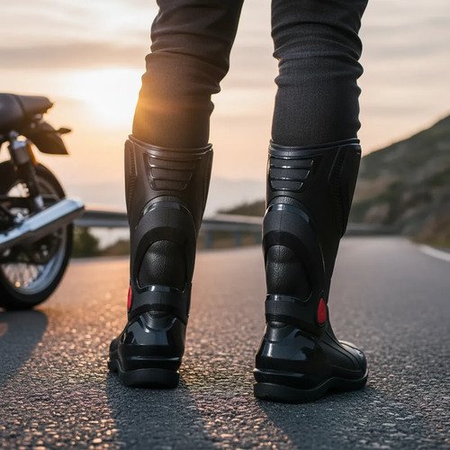 D_953983-MLA110895093604_052026-O.jpg Botas Impermeables Moto Racing Venus Caucho Lluvia