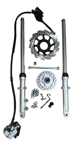Tren Delantero Completo Freno Disco Ax100/115/4 Akt100/125
