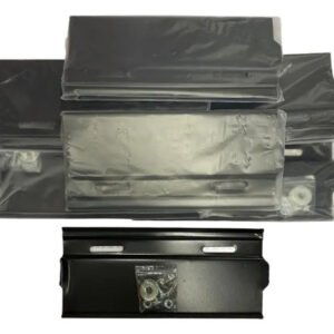 Portaplaca Metalico Negro Moto Universal
