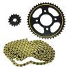Kit Arrastre Pulsar 160 Ns Fi Acero Negro Reforzado