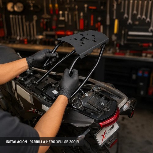 Parrilla Hero Xpulse 200 Fi Carga Base Maletero Metálica