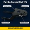 Parrilla Akt Nkd 125 Base Maletero Cnc Acero Reforzada