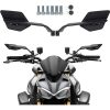 D_980518-MCO107200834567_022026-O.jpg Espejos Aleron Stealth Max Naked Universales Lujo Moto Negro