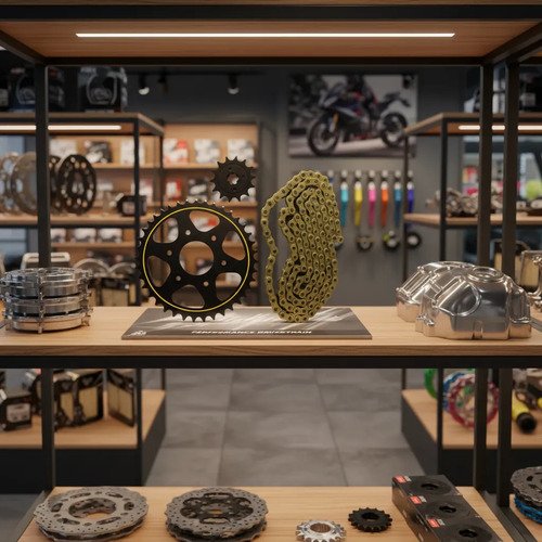 Kit Arrastre Bajaj Pulsar Ns 200 Oring Reforzado Dorado