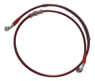 Manguera De Freno Blindada O Latiguillo Moto 125cm Rojo