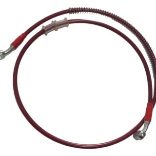 Manguera De Freno Blindada O Latiguillo Moto 125cm Rojo