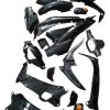 Kit Carenado Tapas Completo Honda C100 Wave I Negro 19 Pieza