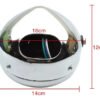 Farola Redonda Cafe Racer Cromada Gn 125h