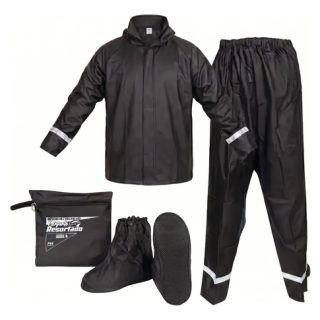 Impermeable Moto Traje Lluvia Motociclista Zapato Antidesliz