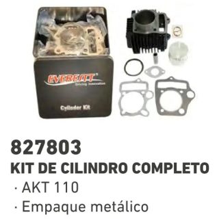 Kit Cilindro Completo Akt 110 Actv Wave Unik 110 Premium