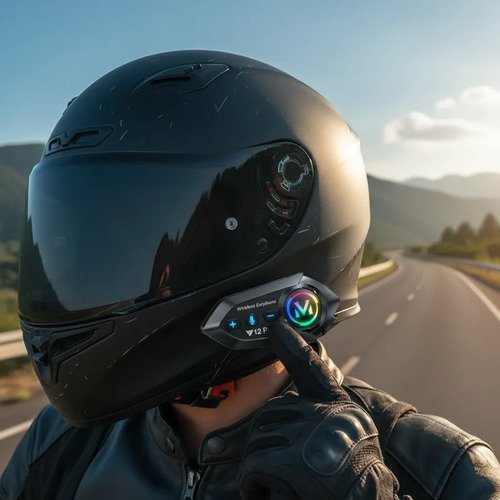 Intercomunicador Bluetooh Casco Y12pro Audifonos Para Moto