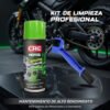 D_994891-MCO107743232014_032026-O.jpg Kit Limpieza Cadena Moto Bici Lubricante Crc 220 Ml Cepillo