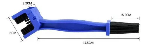 3 Cepillos Limpiador Cadena Moto Cerdas Gruesas