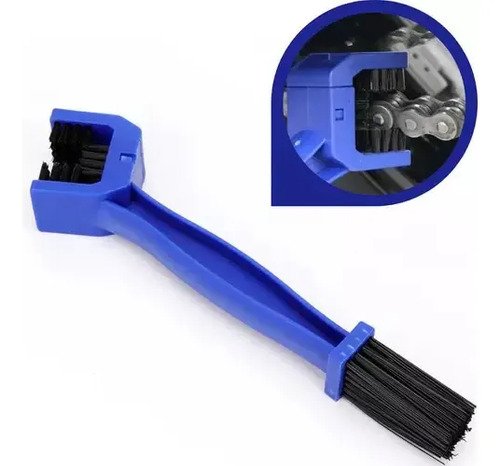 2 Cepillo Limpiador Cadena Moto Cerdas Gruesas