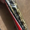 Cadena Moto 525 Orrinada 120l Reforzada Dorada