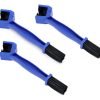 3 Cepillo Limpiador Cadena Moto Cerdas Gruesas