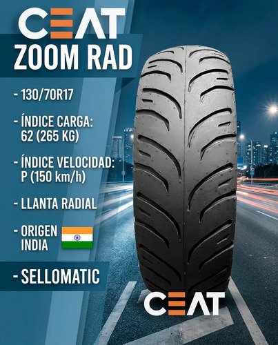 Ceat ZOOM RAD Zoom Rad 130/70 R17