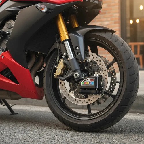 Candado Alarma Moto Bicicleta 110dB Impermeable Acero LK603