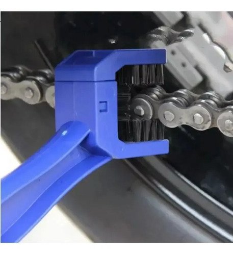 3 Cepillo Limpiador Cadena Moto Cerdas Gruesas